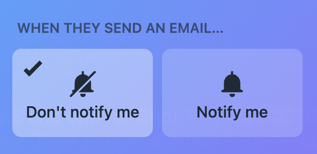 A button saying Do not Notify me